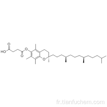 Acide butanedioïque, 1 - [(2R) -3,4-dihydro-2,5,7,8-tétraméthyl-2 - [(4R, 8R) -4,8,12-triméthyltridécyl] -2H-1-benzopyranne 6-yl] ester CAS 4345-03-3